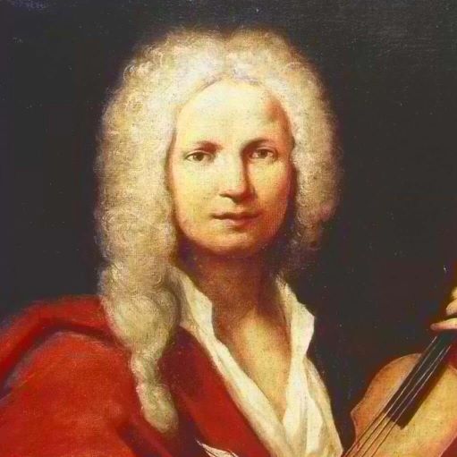 Baroque portrait of Antonio Vivaldi.