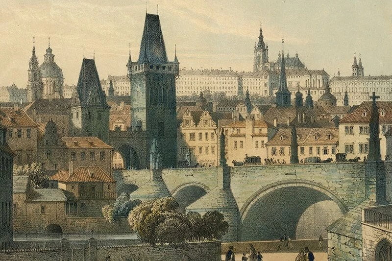 Charles Bridge in Prague.
