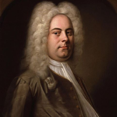 Baroque potrait of George Frideric Handel.