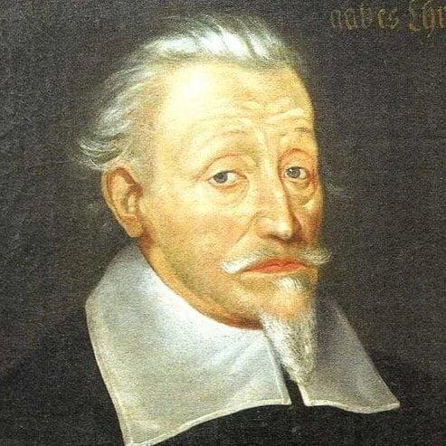 Baroque portrait of Heinrich Schütz.