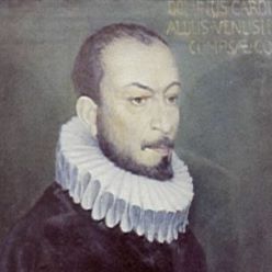 A portrait of Carlo Gesualdo.