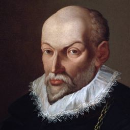A portrait of Orlande de Lassus.